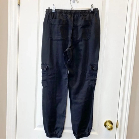 Velvet Heart Black Tencel Jogger Style Baggy Cargo Pants Size XS - Picture 8 of 16